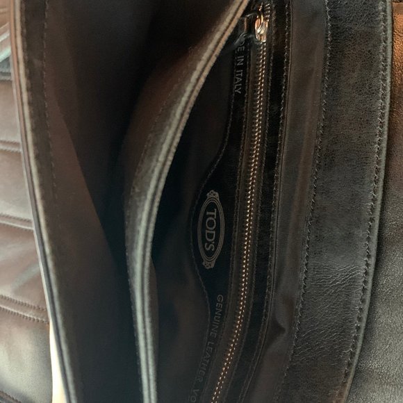 Tods vintage slim flap shoulder bag - Picture 4 of 4